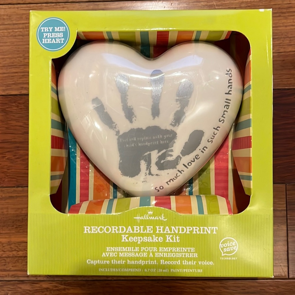 Hallmark Recordable Handprint Baby Keepsake